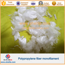 Monofilament de fibre de polypropylène pour le mur en béton